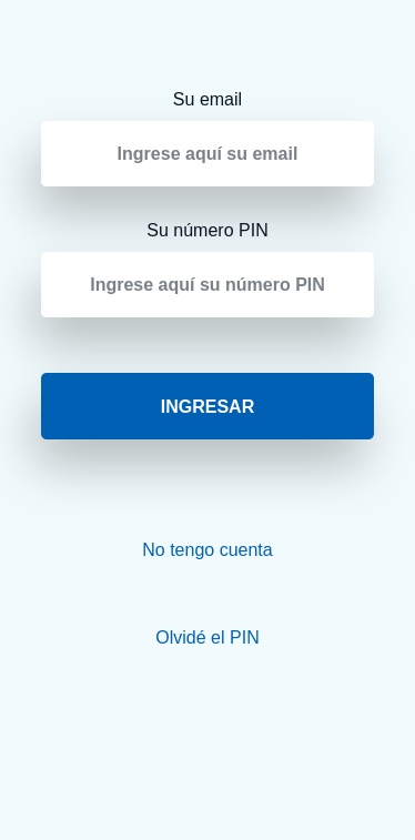 Ingrese sus credenciales o Cree una nueva cuenta