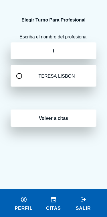 Elija el profesional
